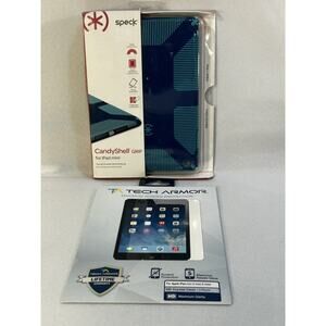 Speck IPad Mini Case Blue & Tech Armor Screen Protection Bundle